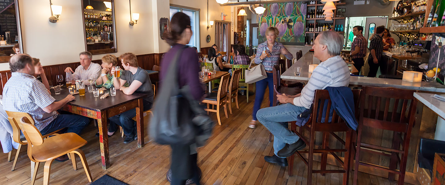 Main floor of Harvest Kitchen