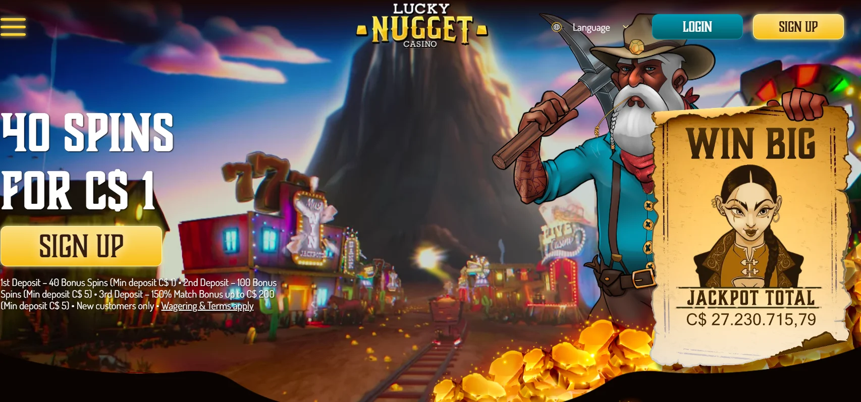 lucky nugget casino online casino