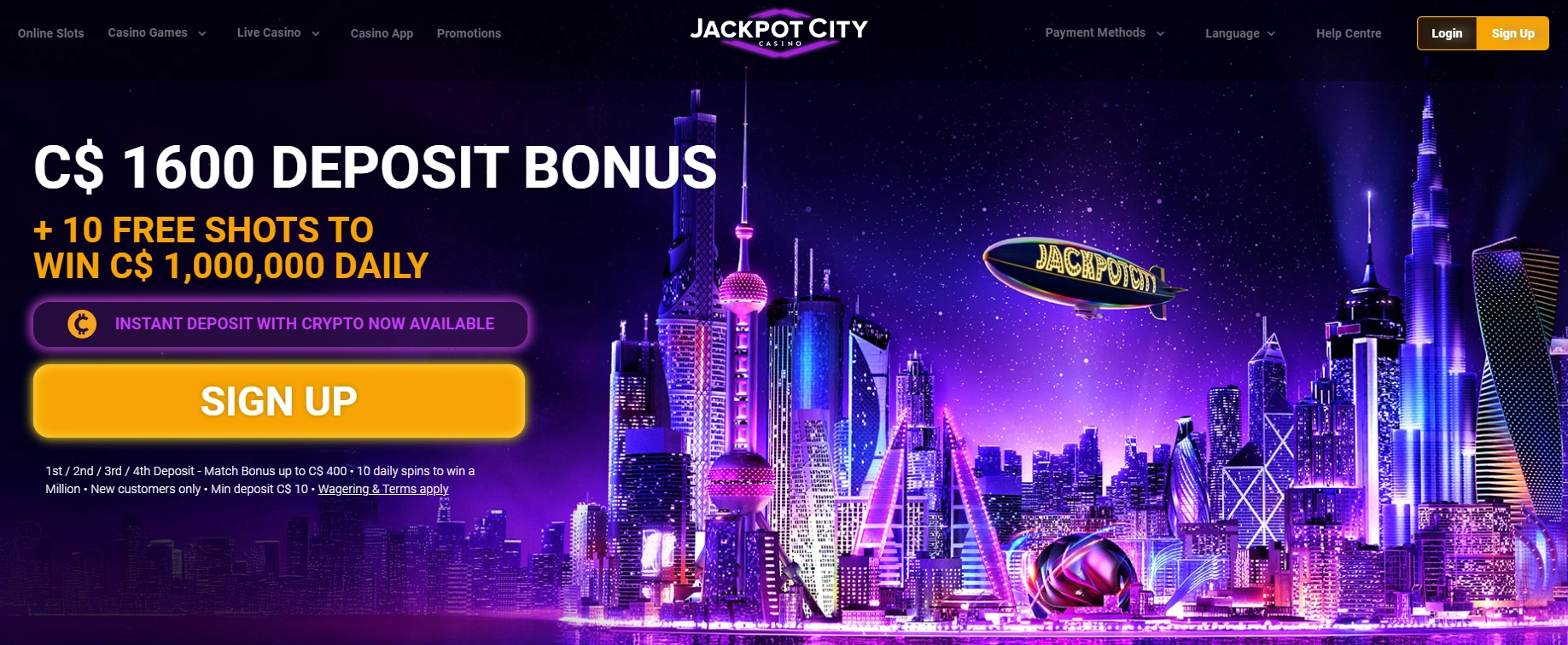 jackpot city online casino