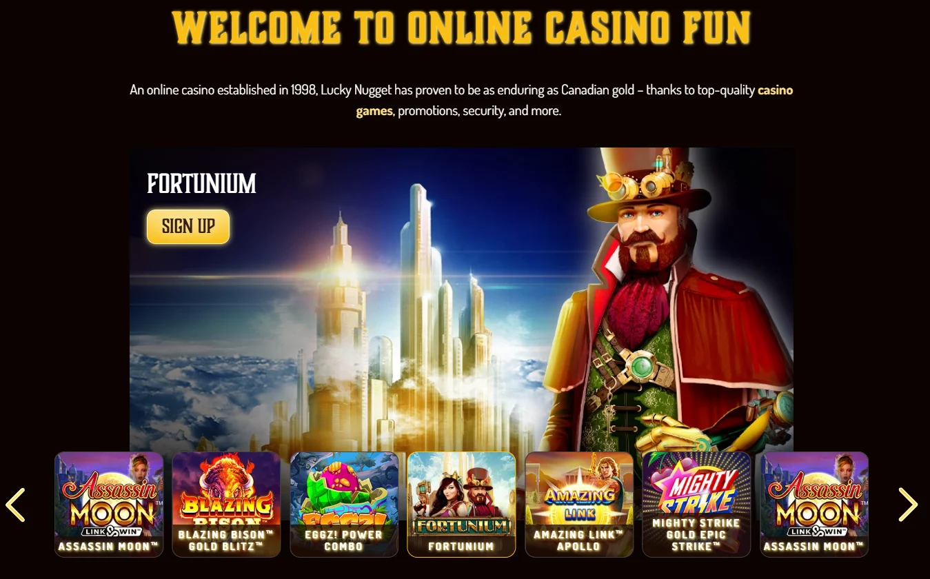 lucky nugget casino online casino