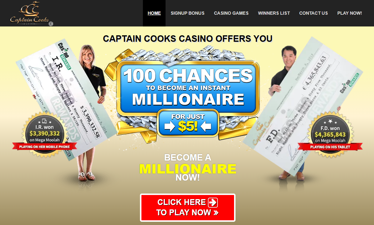 captain cooks casino online casino